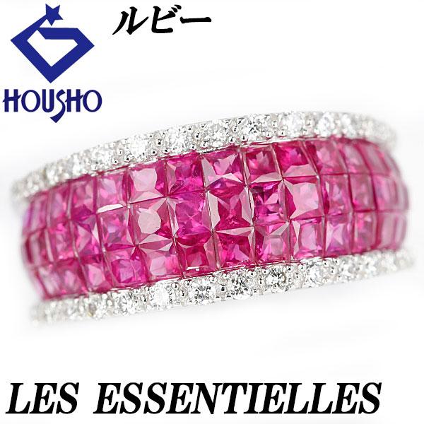 笠原真寿美/レ・エッセンシャル ルビー リング ダイヤモンド K18WG