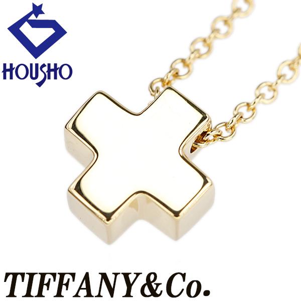 美品 Tiffany & Co. ティファニー ネックレス ローマンクロス 高級 TIFFANY&Co.（ティファニー） ローマンクロス ネックレス K18イエロー