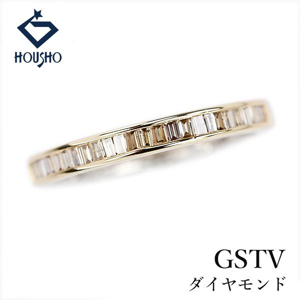 ジーエスティービー ダイヤモンド K18YG K18WG GSTV コンビ
