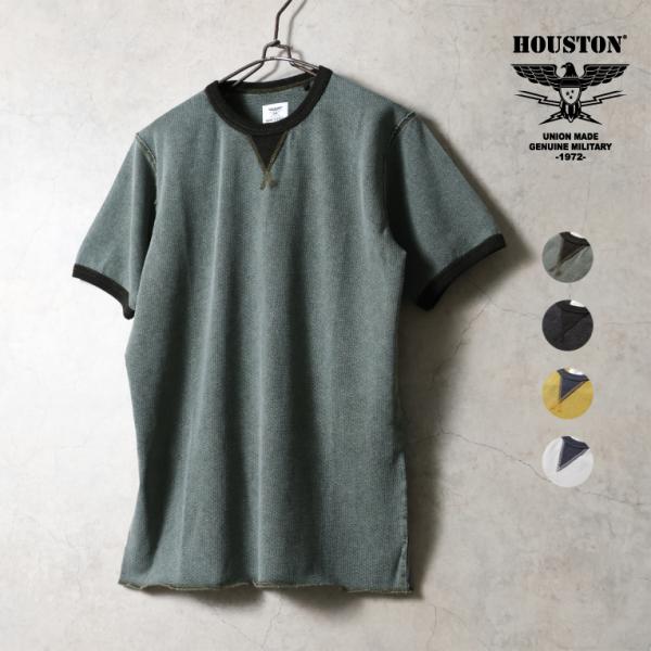 HOUSTON  / ヒューストン 22398 MESH GAZETTE TEE / メッシュガゼット半袖Tシャツ -全4色-