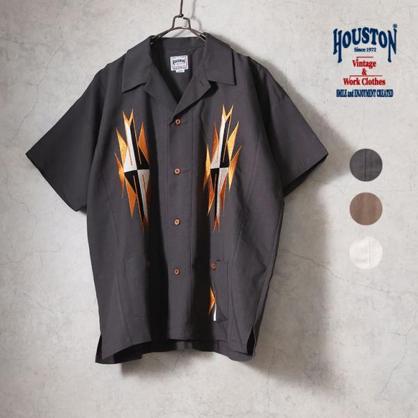 HOUSTON / ヒューストン 41331 LINEN CHIMAYO SHIRT / リネンチマヨシャツ -全3色-