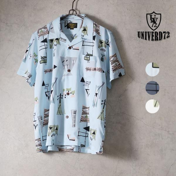 UNIVERD72 / ユニバード72 41338 DRY ALOHA SHIRT (MID-CENTURY
