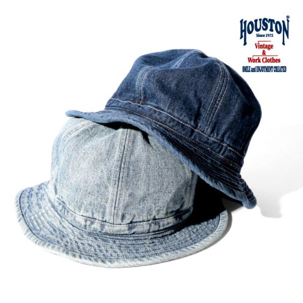 HOUSTON/ヒューストン 6677 DENIM ARMY HAT / デニムアーミーハット -全2色-