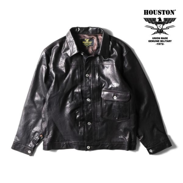 HOUSTON  / ヒューストン 8219 VEGETABLE LAMB WASHABLE  TRACK JACKET / ベジタブルラムウォッシャブルトラックジャケット -全1色-