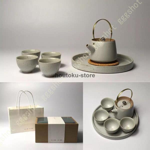 かわいい花柄の茶器5点セット 湯呑 急須 ポット 茶器 オシャレ かわいい花柄の茶器5点セット 湯呑 急須 ポット 茶器 オシャレ