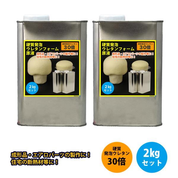PROST 硬質発泡ウレタンフォーム原液 30倍 2kgセット : PROST PROST 硬質発泡ウレタンフォーム原液 30倍 2kgセット : PROST