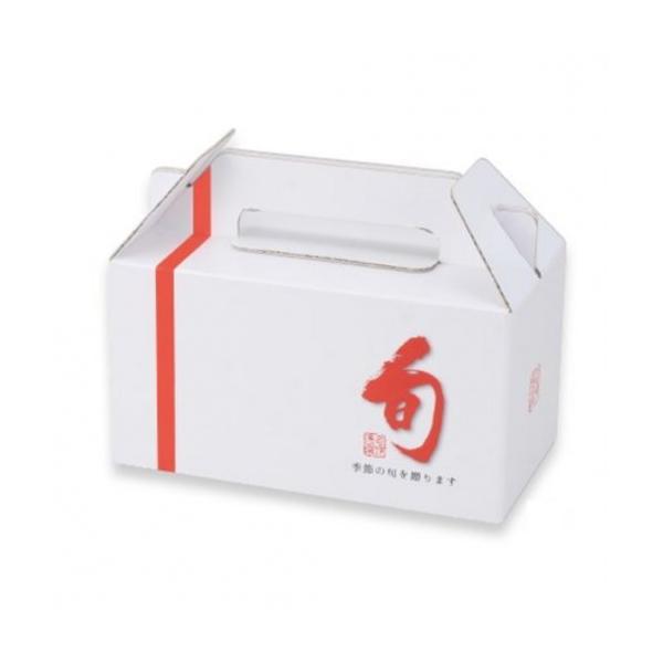桃箱 L-2309 旬味 手提 2ヶ入 210×108×115(160)mm 1ケース100枚入 ヤマニパッケージ 桃用 ハンディタイプ ダンボール