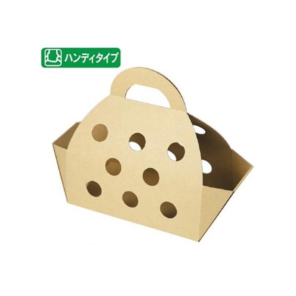 ヤマニパッケージ みかん箱 L-2480 クラフト手提 大 340(底250)×120(底