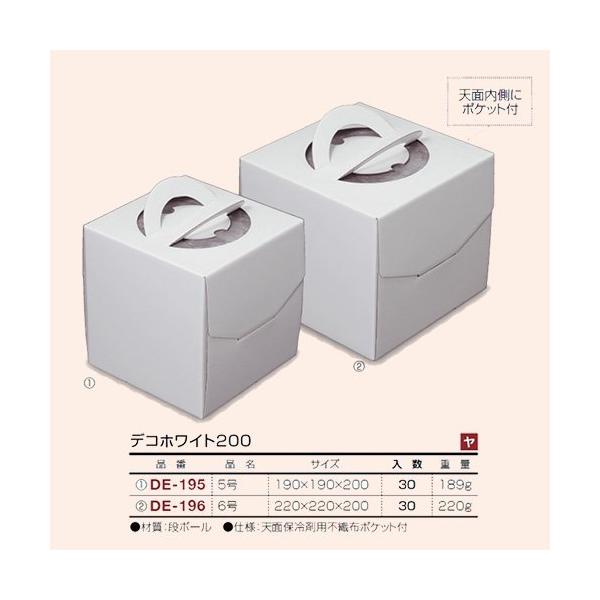 fR[VP[L DE-196 fRzCg200 䎆 6 220×220×200mm 1P[X30 }jpbP[W