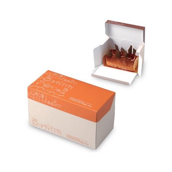 ヤマニパッケージ ロールケーキ箱 20-2226T フードロール レシピ