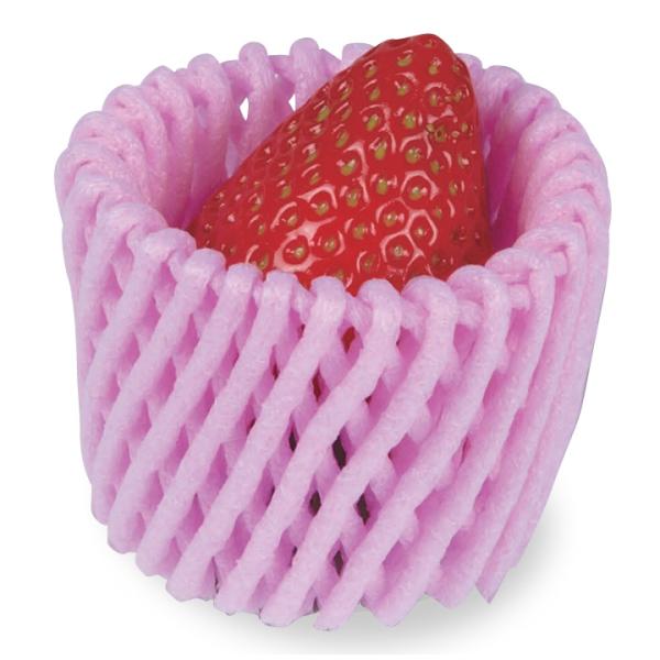 ※ご注意ください※個人宅配送不可の為、お届け先住所に農園名、店舗名、営業所名等必要となります。規格：約4.5cm材質：ポリチレン(PE)色：ピンク仕様：絞りあり重量/枚：0.8g1ケース：100枚×20袋入り※北海道、沖縄県、離島配送不可