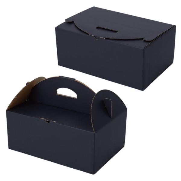 ぶどう箱 ぶどう2WAY BOX 2kg 黒×茶 334×229×141mm 1ケース25枚入