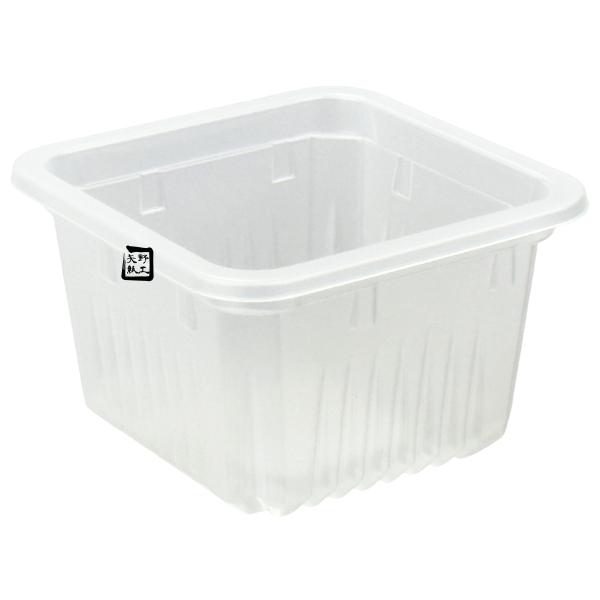 業務用食品容器 赤ねごろ（ボ） 400個セット もずく・ところてん容器 PP-88-55H 88角 260cc 88×88×55mm 1ケース2000