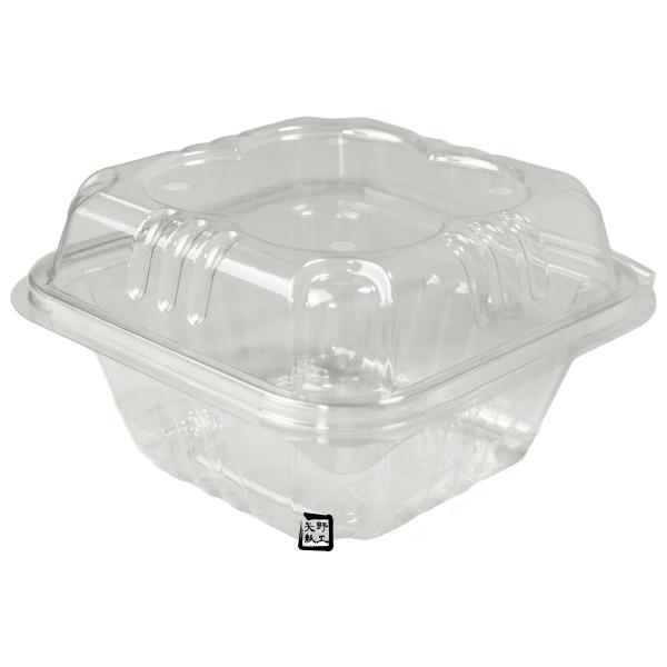 ミニパック クロバー150 103×103×58mm 4穴 嵌合 1ケース1500枚入 ミニトマト用パック 203236 信和