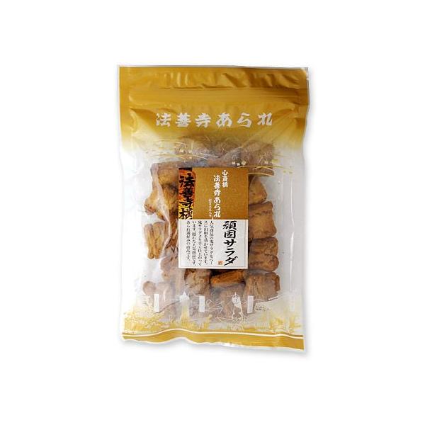 人気NO1の鬼サラダをベースに山椒を効かせています。鬼サラダより辛く仕上がっています。隠れた人気商品です。あられ通好みの商品です。［分類］あられ・おかき・せんべい・かきもち