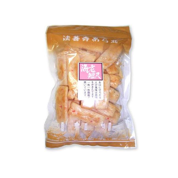 サクッとした食感にほんのりえび風味にほんのり塩味のバランス。お子様にも人気があります。［分類］あられ・おかき・せんべい・かきもち