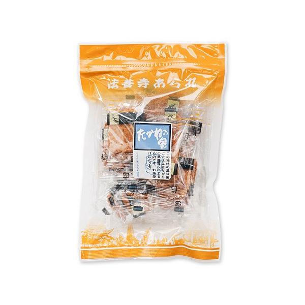 この独特の風味と歯ごたえは、原料の国内産うるち米ともち米の微妙な配合バランスとせいろ蒸しによるものです。湿りにくく、小分けしやすい個包装商品です。［分類］あられ・おかき・せんべい・かきもち