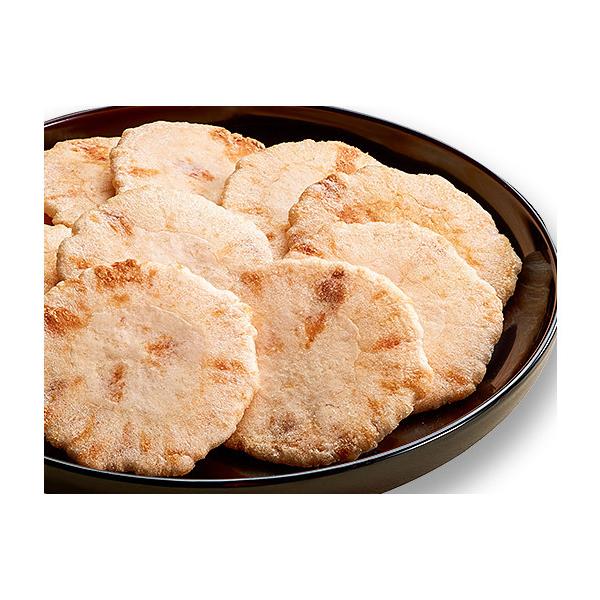 ぼたんの花のような大きなえびせんべいです。和歌山県箕島漁港で水揚げされた海老をたっぷり使用しています。［分類］あられ・おかき・せんべい・かきもち