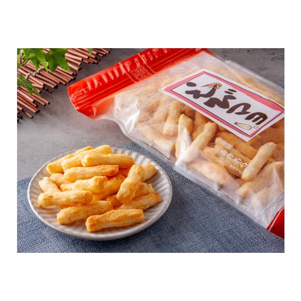 本物の海老を使用し、味付けしています。濃厚なえびの風味を味わえます。えびとマヨネーズのハーモニーがバランスよく仕上がっており、どなたでも食べやすいあられサイズとサクサク食感も魅力です。［分類］あられ・おかき・せんべい・かきもち