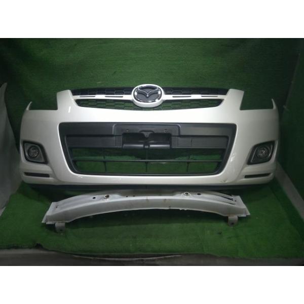 Mazda. Mpv DBA-LY3Pホワイトバンパー クロームグリル付き MPV DBA-LY3P FバンパーASSY 23C スポーティパッケージ 25D L208-50