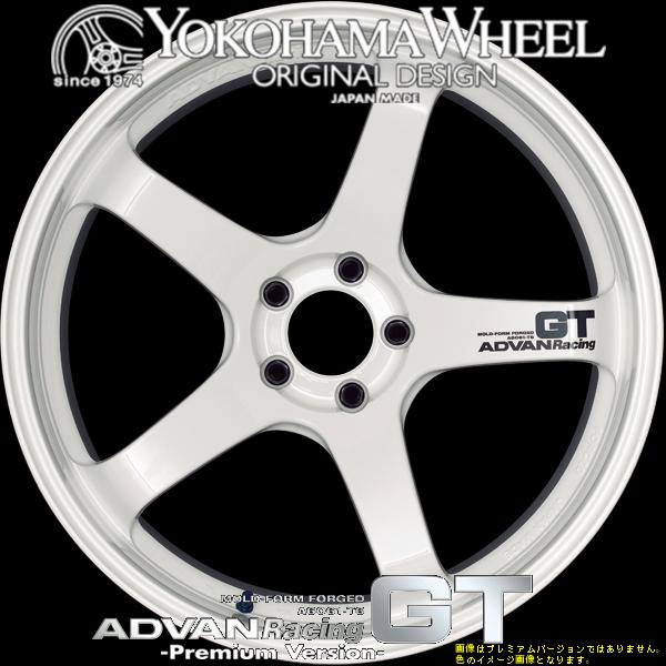 最終価格★アドバンレーシングGT 19×9Jホワイト アドバン レーシング GTプレミアム アルミホイール 19×9.0J 5