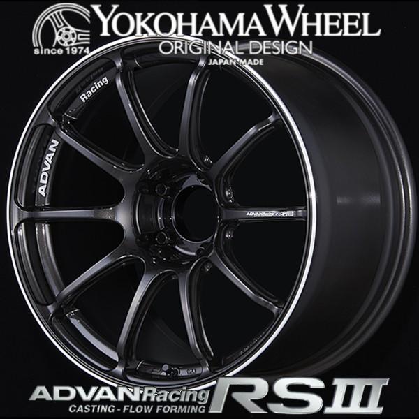 アドバン レーシング RS3 輸入車用 アルミホイール 18×9.5J 5/120 +45