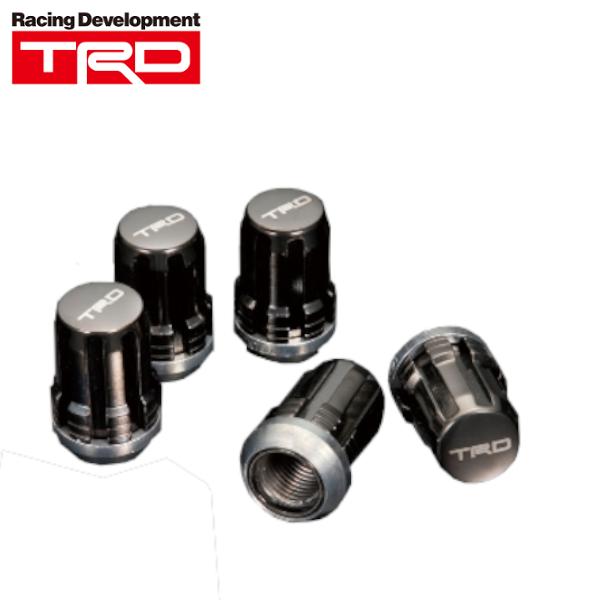 TRD ラグナットセット スチール ブラック ボルト径Ｍ12/ネジピッチ1.50