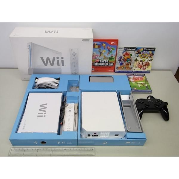 Lo 動作品 ゲーム機 本体 Wii ゲームキューブソフト2本 Wiiソフト1本付き 付属品揃い Rvl 001 ホワイト 任天堂 ニンテンドー Nintendo Buyee Buyee Japanese Proxy Service Buy From Japan Bot Online