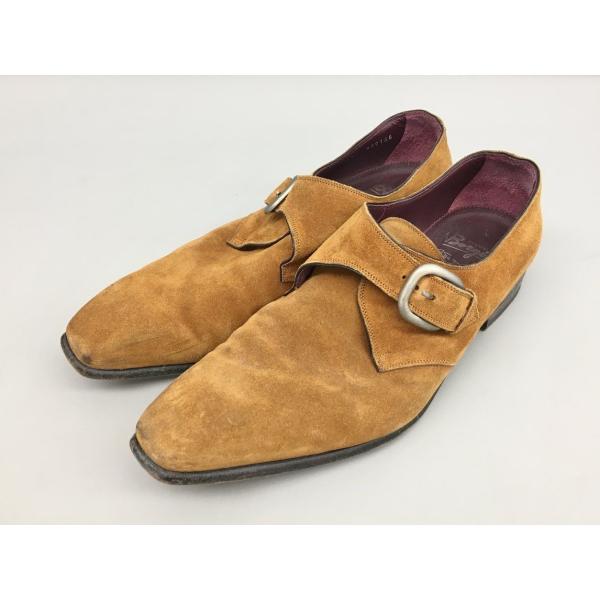 フラテッリ ボルジョーリ Fratelli Borgioli メンズ 9 1/2 モンクストラップシューズ 2409LS097