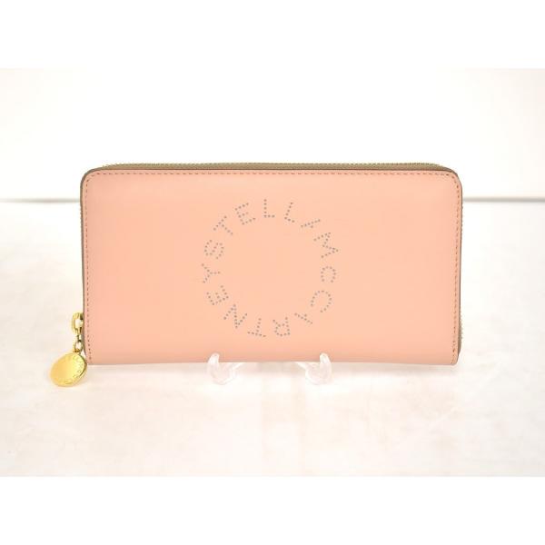 ステラマッカートニー STELLA McCARTNEY 長財布 ピンク系 ラウンド