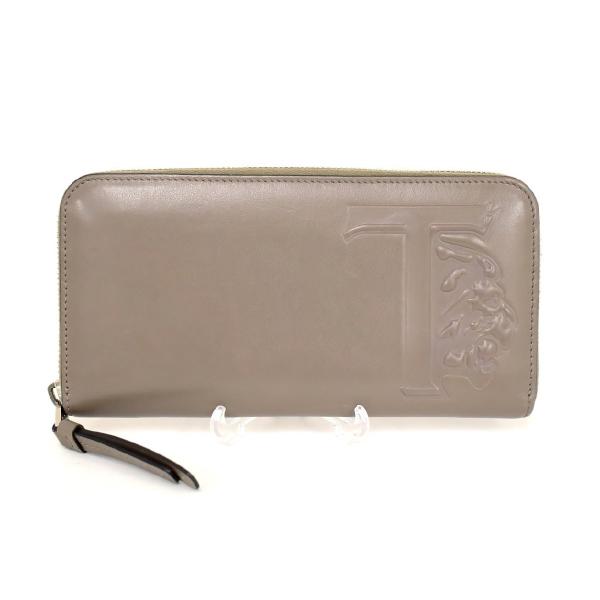 トッズ TOD'S 長財布 ラウンドファスナー 箱付き → 2412LA021