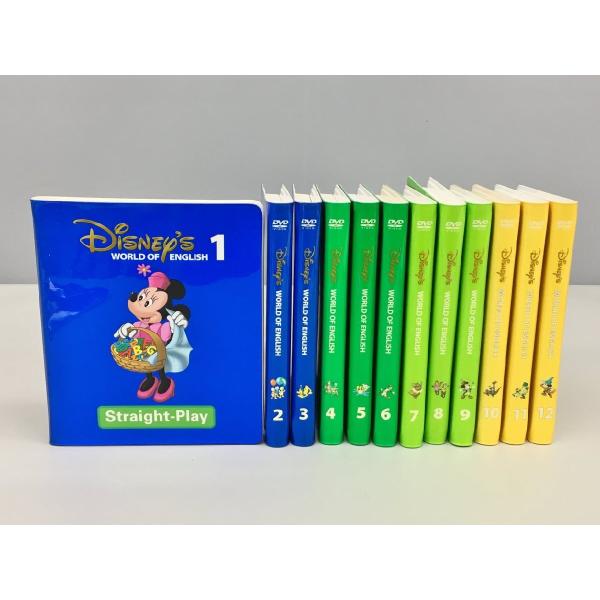 DWE ディズニー英語システム ストレートプレイDVD計12本セット ガイド