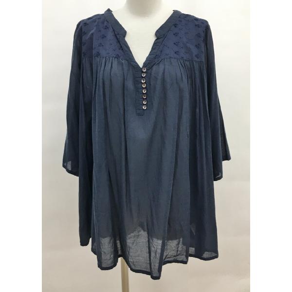 アミナ コレクション AMINA COLLECTION チュニック ネイビー系 2507WS153