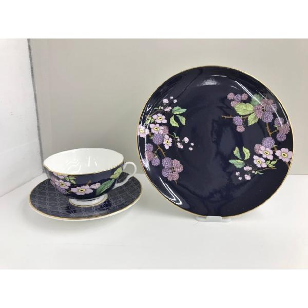 ウェッジウッド WEDGWOOD プレート＆カップ＆ソーサー THE GARDEN BlackBerry 箱付き ［静岡市］店頭併売品 未使用 → 2508LS928