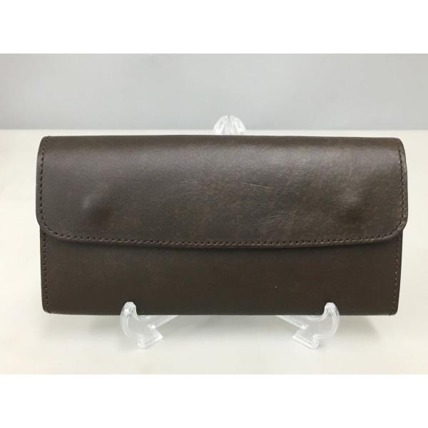 皇 Sumeragi 長財布 ブラウン フラップ 美品 2509LR238