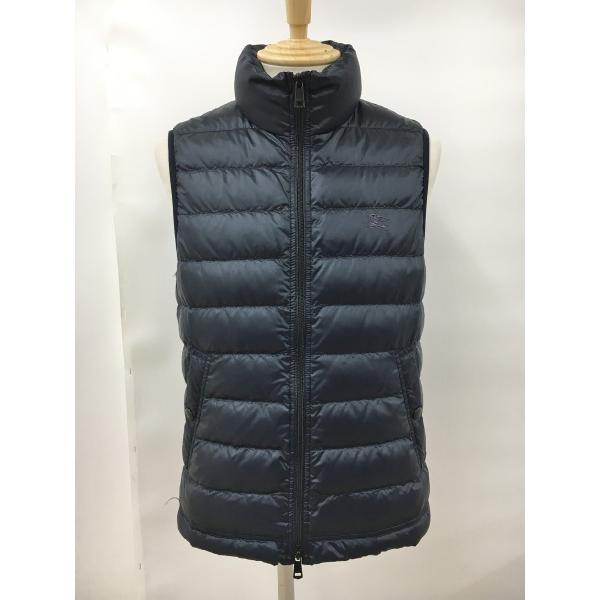 バーバリーブラックレーベル BURBERRY BLACK LABEL ダウンベスト M 長袖 ネイビー ダウン95％ 2509WT002 バーバリーブラックレーベル BURBERRY BLACK LABEL ダウンベスト M