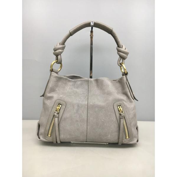 SAZABY サザビー ハンドバッグ グレー 保存袋付き 2511LR149