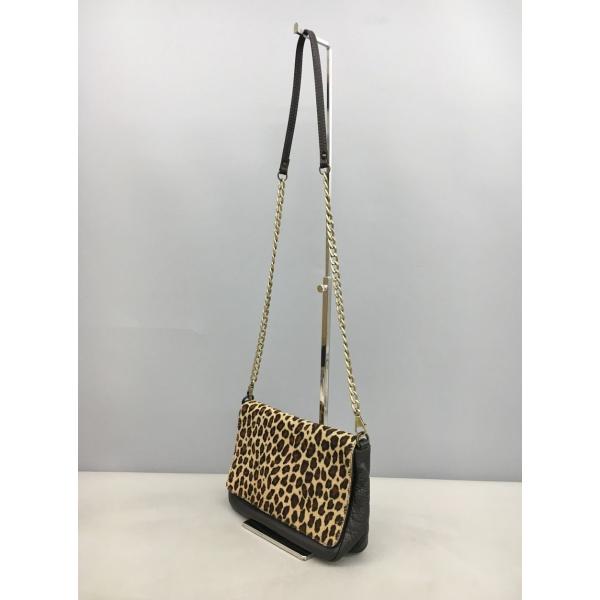 プラステ PLST ショルダーバッグ レオパード ヒョウ柄 ハラコ 2511LR338