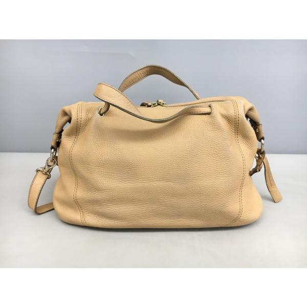 銀座カネマツ GINZA Kanematsu ハンドバッグ ショルダーバッグ 2WAY ベージュ 2511LR357