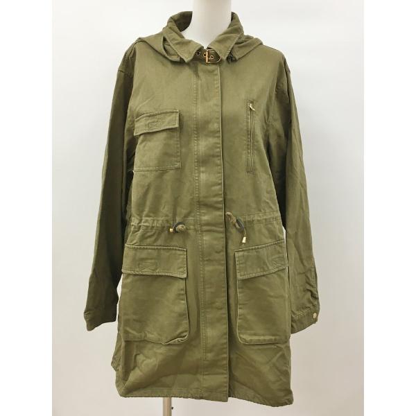 ザラ ZARA ロングコート XL TRAFALUC カーキ系 未使用 2512WT034
