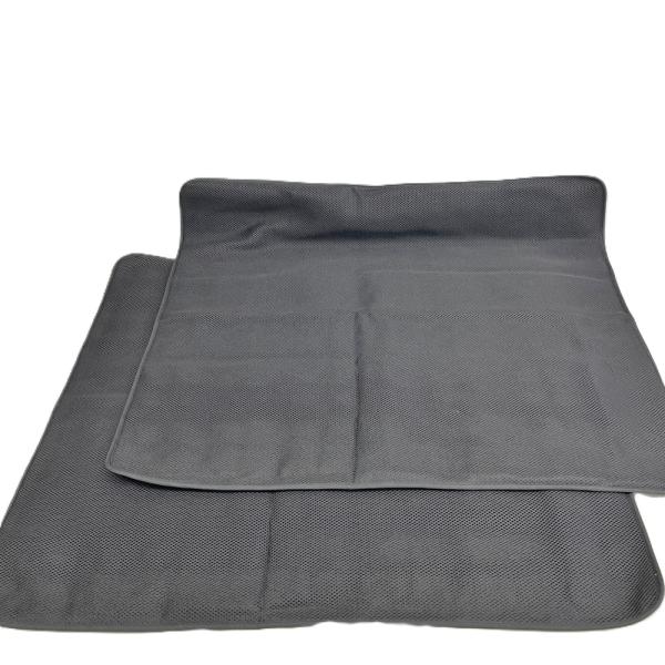 押入れマット 天然竹炭 シリカゲルマット 75×82cm 2枚セット ATS 0501