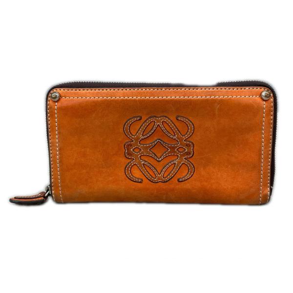 LOEWE ロエベ 長財布 ビッグアナグラム ラウンドファスナー