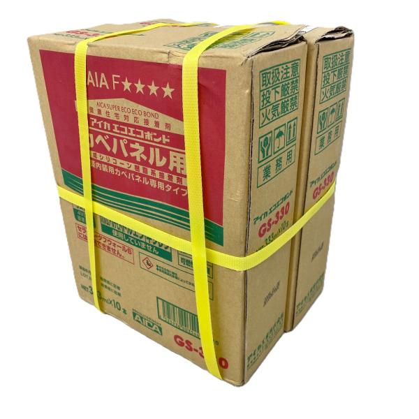 アイカ工業 エコエコボンド カベパネル用 変成シリコーン樹脂系接着剤 333ml×10本入 2箱セット GS-330