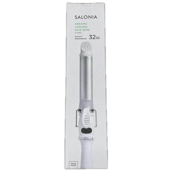 サロニア SALONIA セラミックカールヘアアイロン 32mm SL-008SW