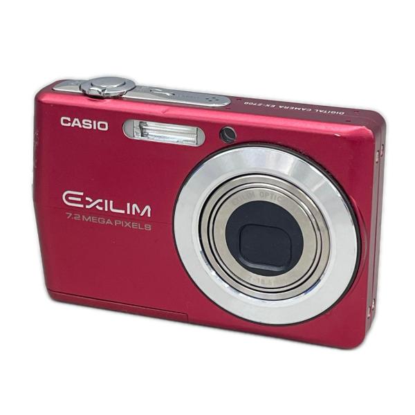 カシオ CASIO コンパクトデジタルカメラ EXILIM ZOOM  EX-Z700 レッド