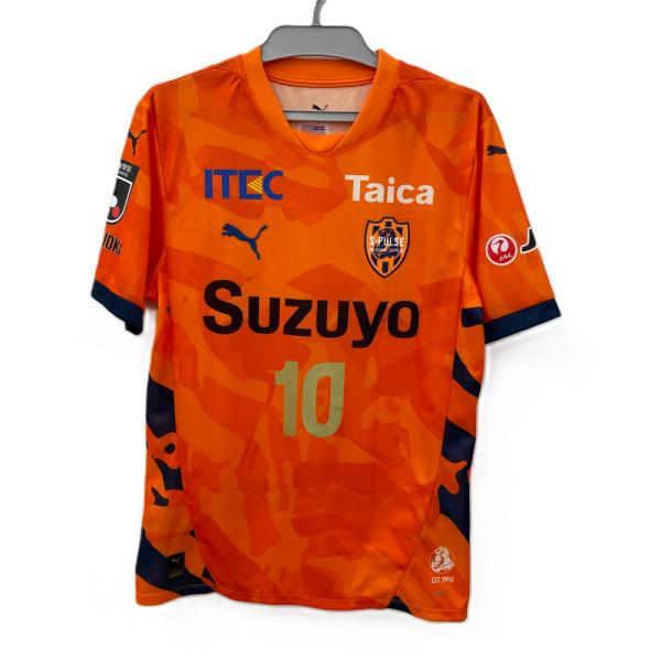 PUMA 清水エスパルス 2026年ホームオーセンティックユニフォーム L マテウス・ブエノ選手 背番号10番 ゴールド