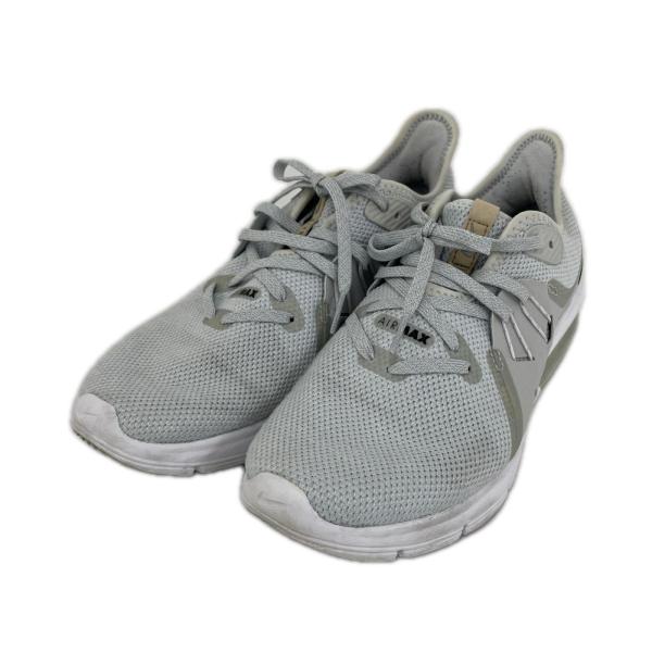 ナイキ NIKE スニーカー ランニングシューズ ローカット 908993-008 エア マックスシークエント3 ライトグレー 24.5cm