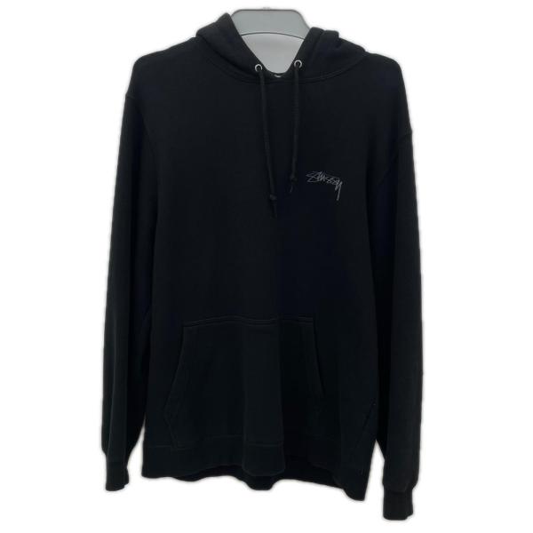 ステューシー STUSSY スウェットパーカー 両面ロゴプリント トレーナー 裏起毛