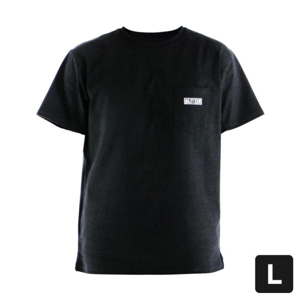 BLITZER(ブリッツァー) 投げ着（No-Stress Sleeve Tee） L サイズ ヘビーコットンTシャツ BOP41L-BK ブラック JAN:4570257650137 -メーカー直送-