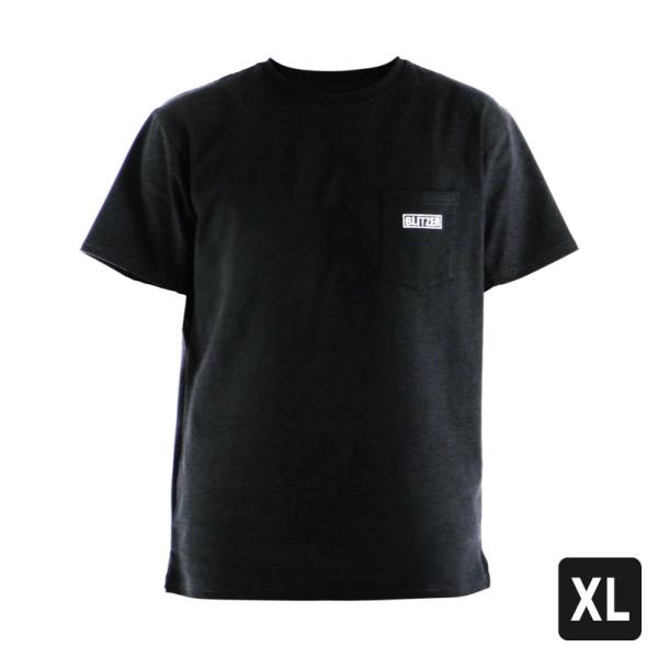 BLITZER(ブリッツァー) 投げ着（No-Stress Sleeve Tee） XLサイズ ヘビーコットンTシャツ BOP41XL-BK ブラック JAN:4570257650144 -メーカー直送-